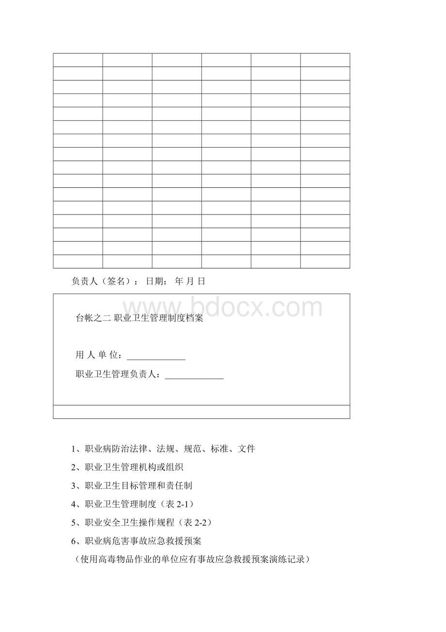 完整版职业卫生管理台账Word文档下载推荐.docx_第3页