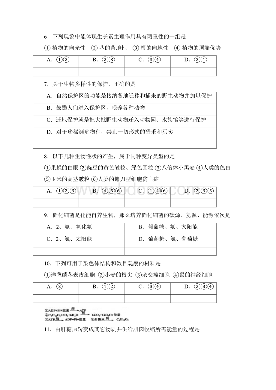 生物考试试题Word下载.docx_第2页