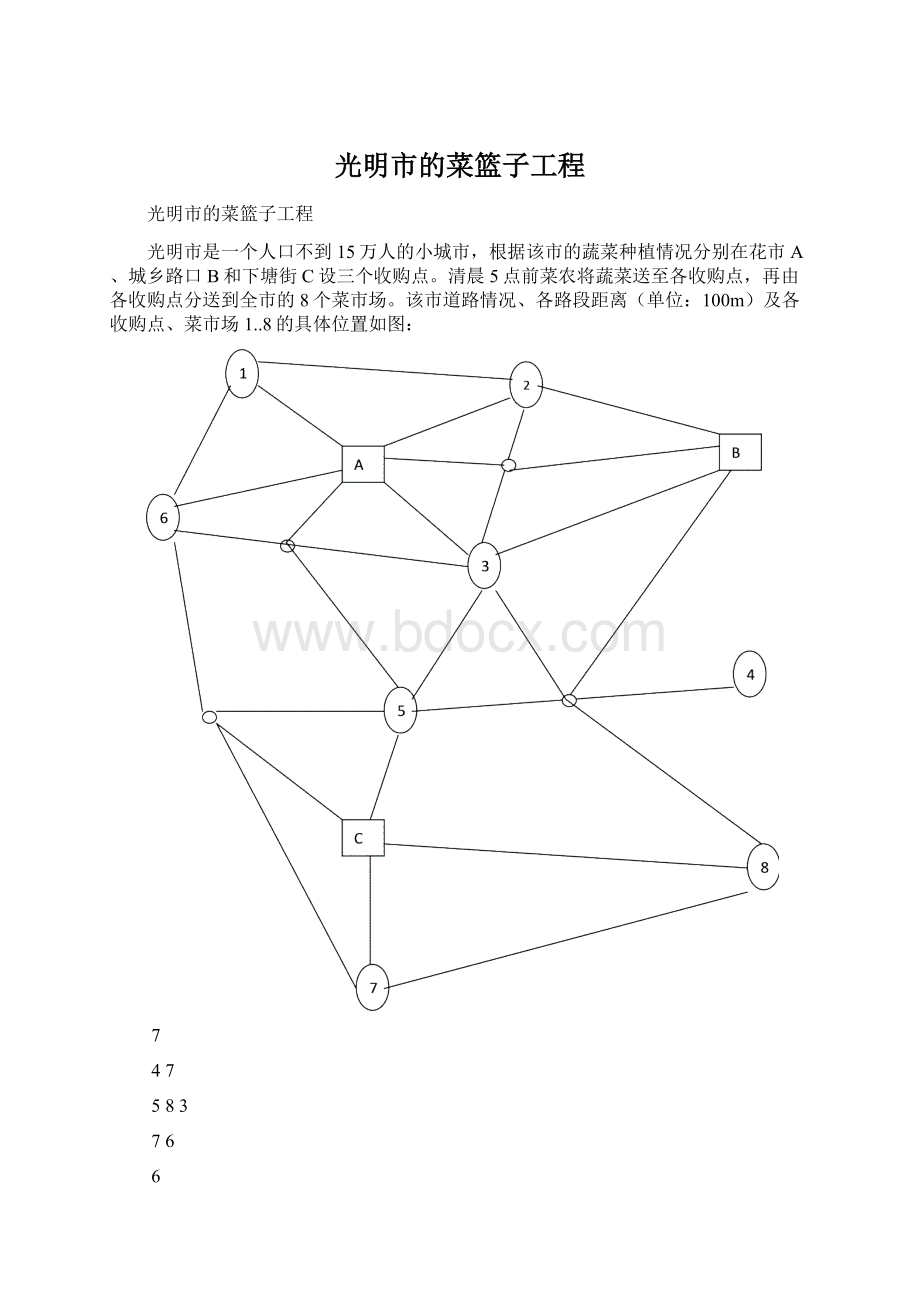 光明市的菜篮子工程Word格式文档下载.docx