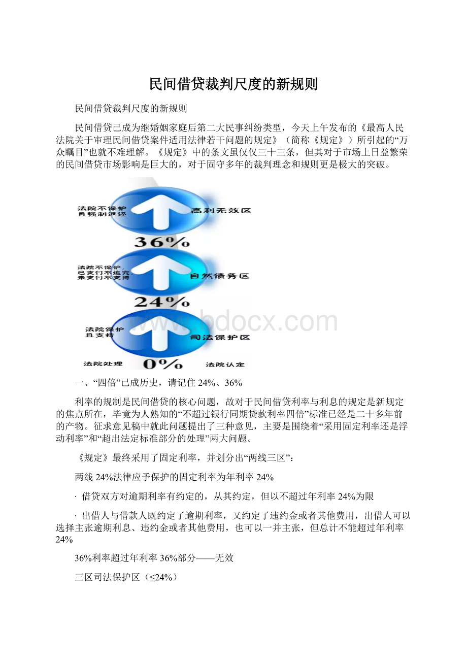 民间借贷裁判尺度的新规则.docx_第1页