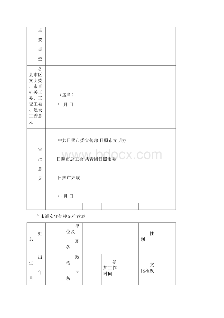 全市助人为乐模范推荐表文档格式.docx_第3页