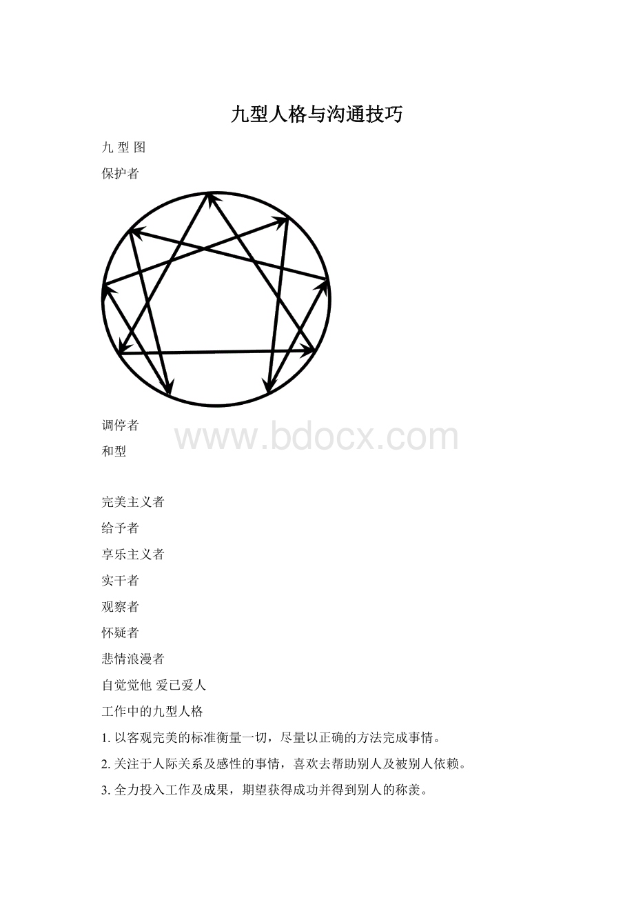 九型人格与沟通技巧Word文档格式.docx_第1页