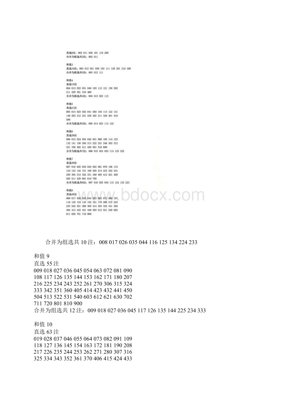 排列三和值表Word格式.docx_第3页