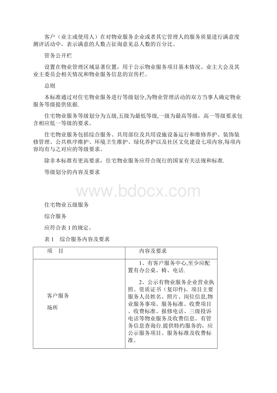 攀枝花市住宅物业服务等级划分试行.docx_第3页