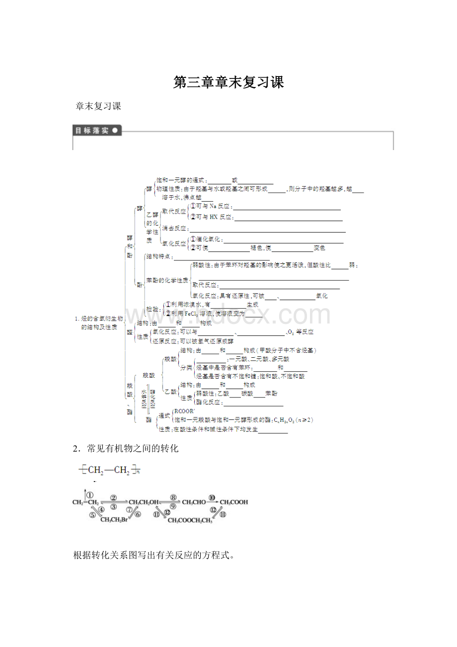 第三章章末复习课Word文档格式.docx