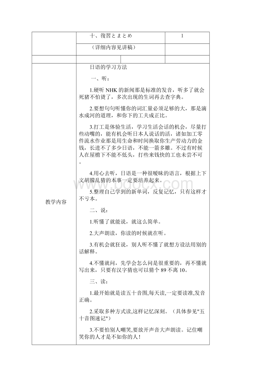 初级日语教案Word格式文档下载.docx_第3页