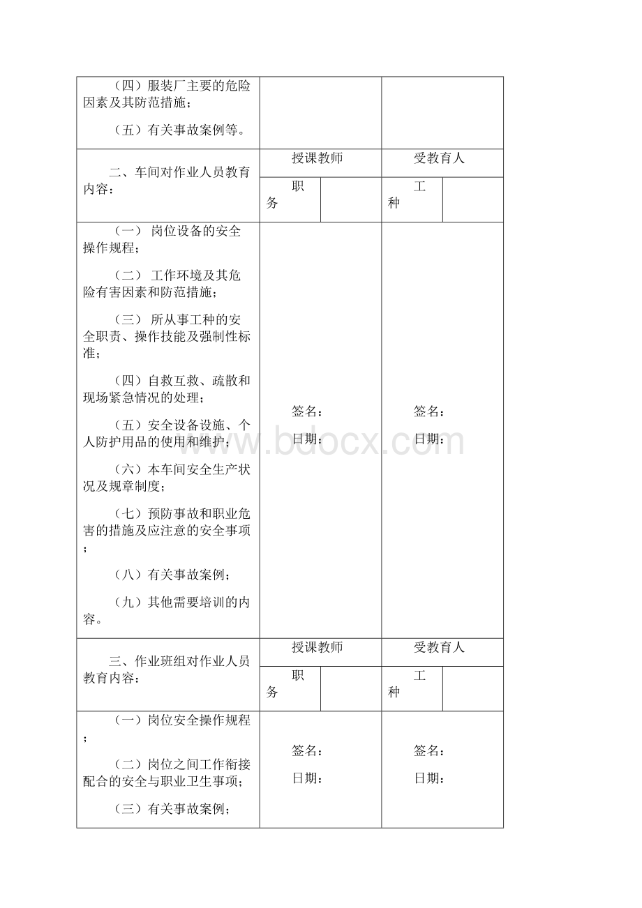 安全生产会议记录表格模板Word文档下载推荐.docx_第3页