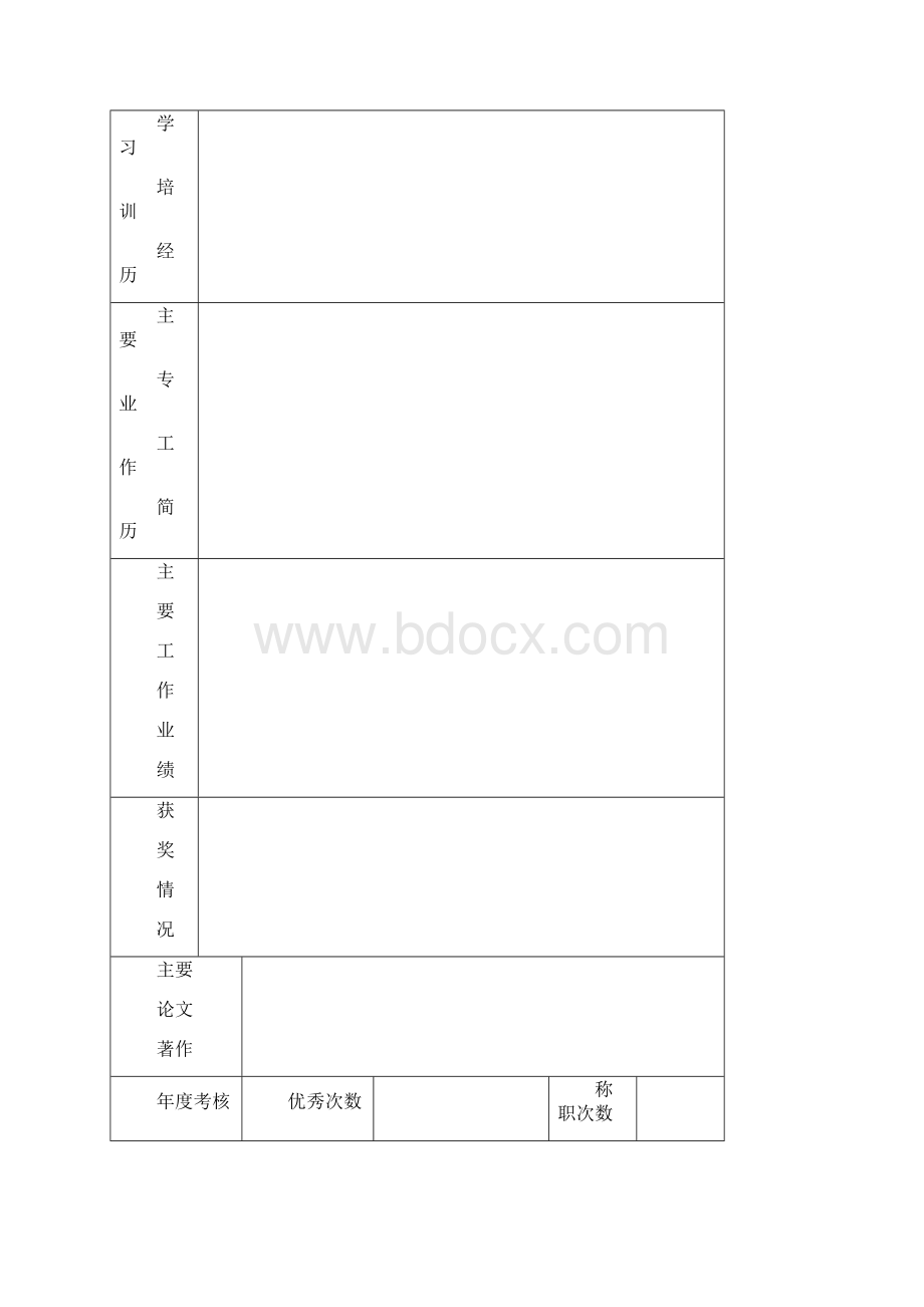 高级职称评审表格文档格式.docx_第2页