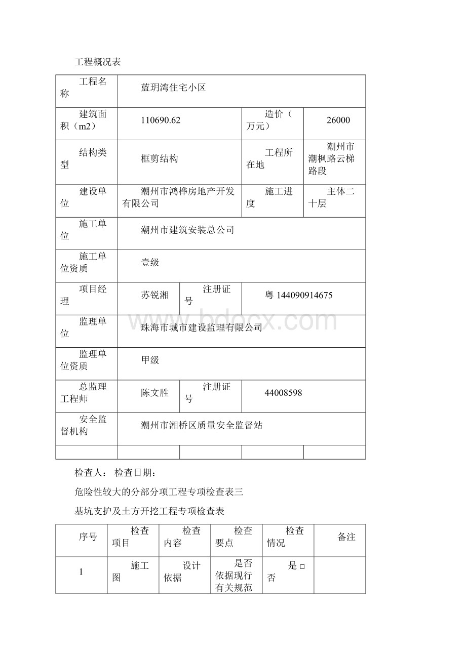 危大专项检查表docWord文档格式.docx_第2页