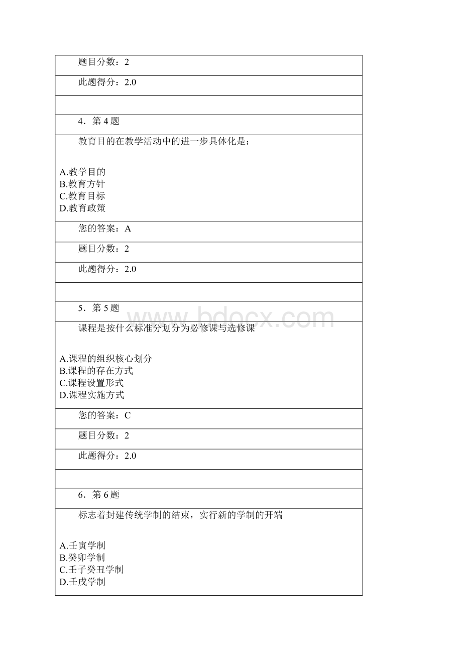 秋教育学在线作业及满分答案最新版.docx_第2页