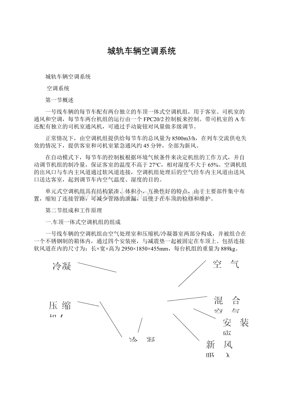 城轨车辆空调系统文档格式.docx_第1页