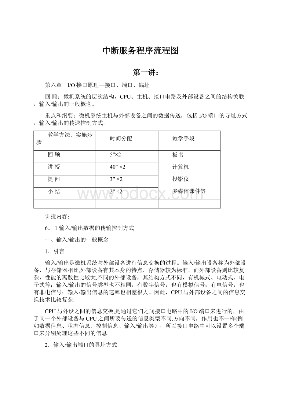 中断服务程序流程图Word格式.docx_第1页