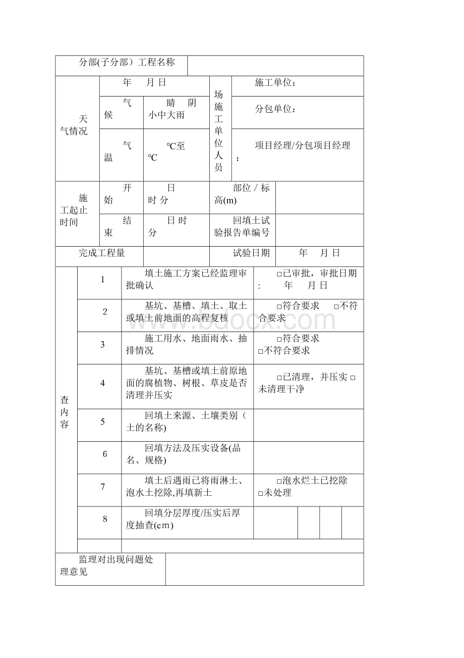 监理旁站记录表样板全分项.docx_第3页