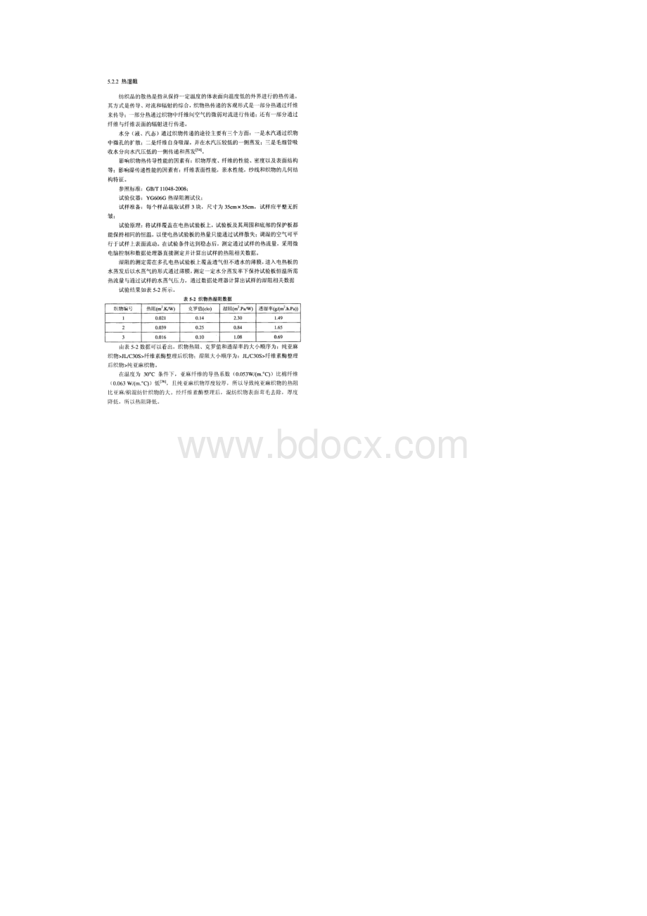 亚麻棉混纺针织物热湿舒适性测试及模糊综合评定.docx_第3页