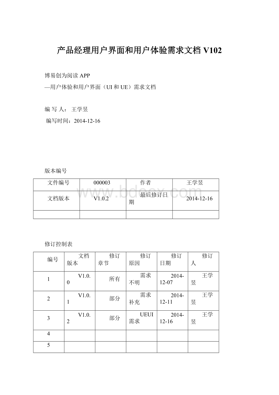 产品经理用户界面和用户体验需求文档V102Word格式文档下载.docx