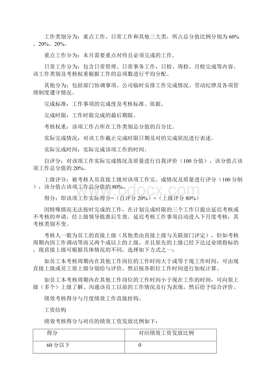 案场物业绩效考核管理规定Word格式文档下载.docx_第2页