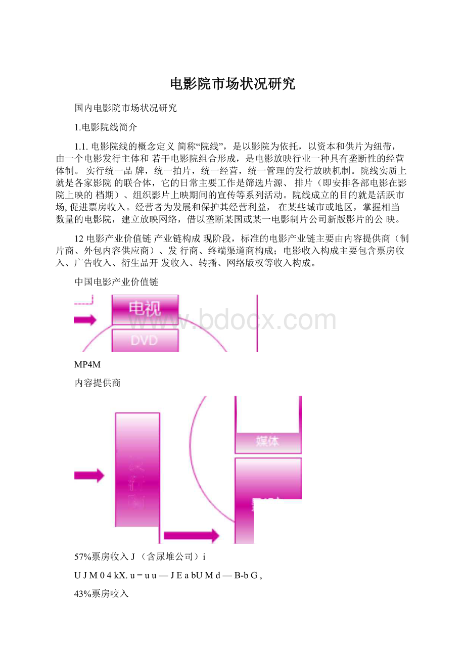 电影院市场状况研究Word文档格式.docx