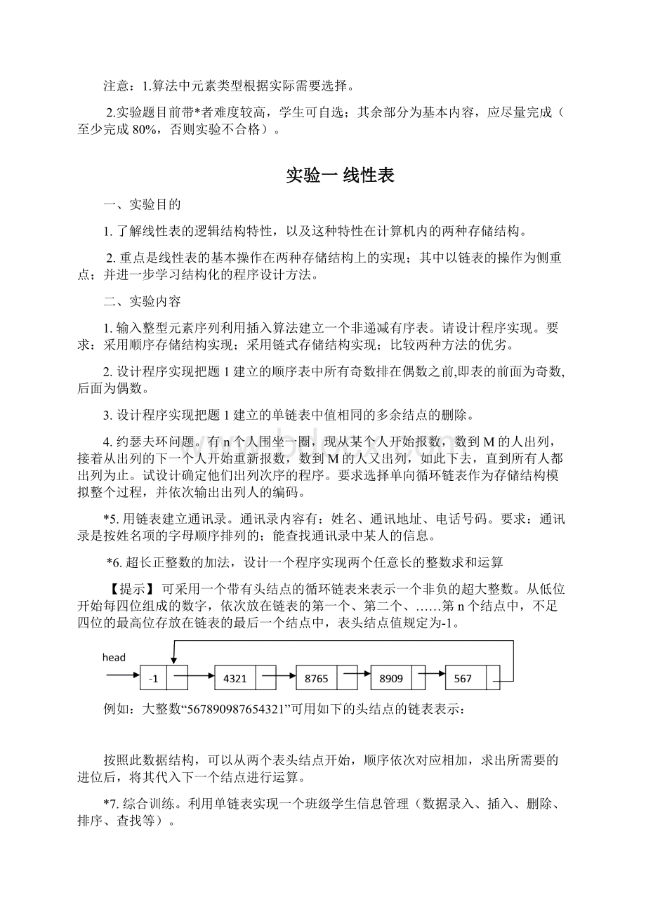 数据结构上机实验Word文档格式.docx_第2页