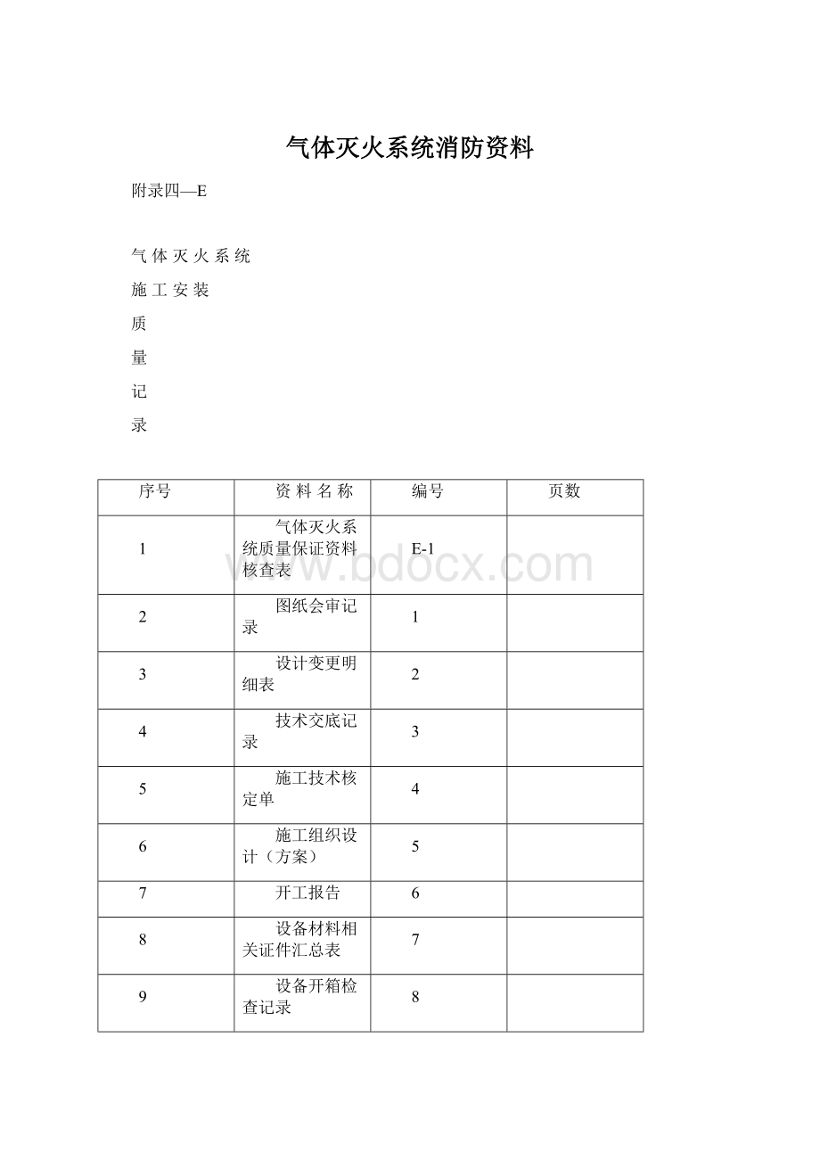 气体灭火系统消防资料.docx