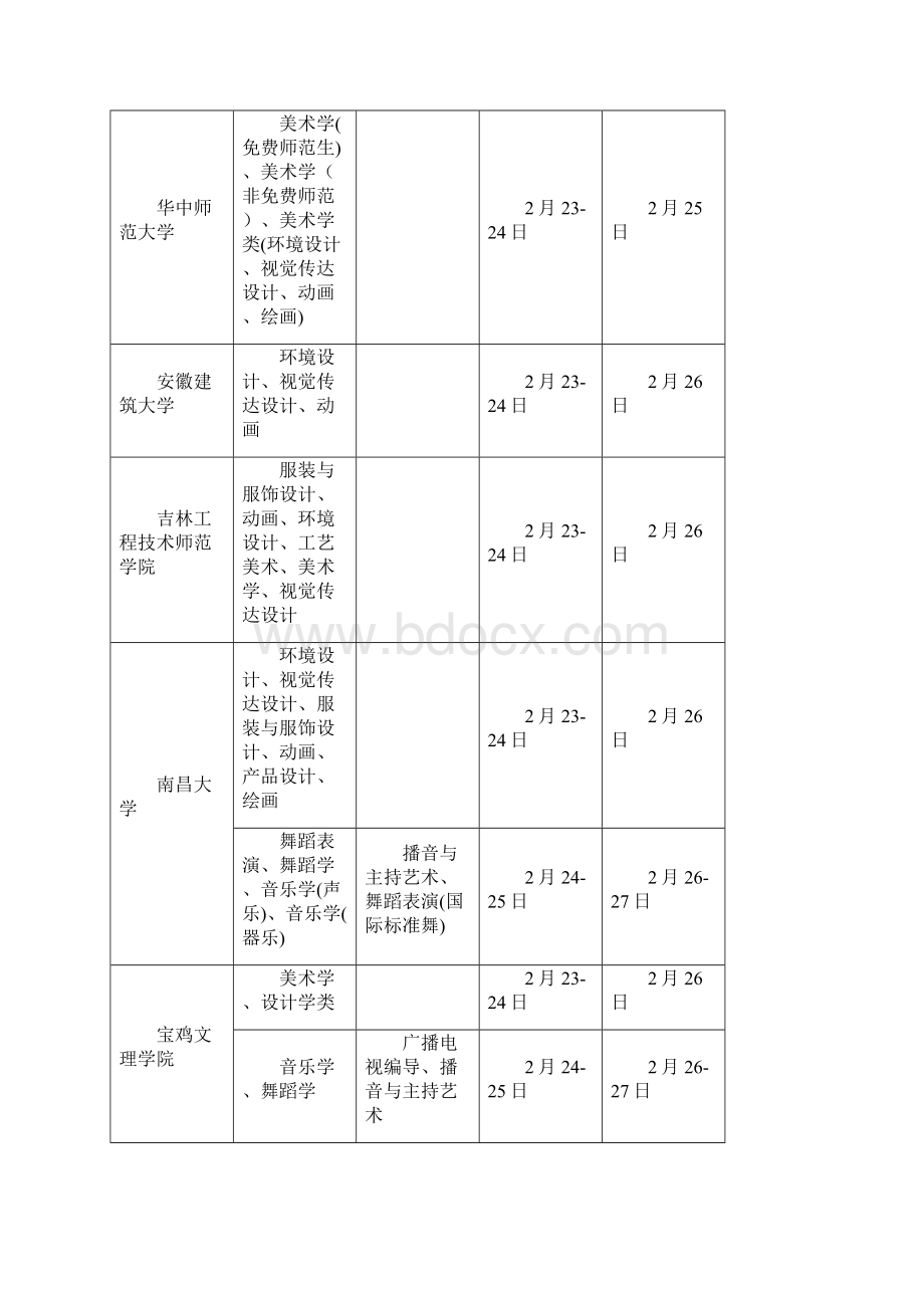 河北省艺术类单招专业考试校考.docx_第3页