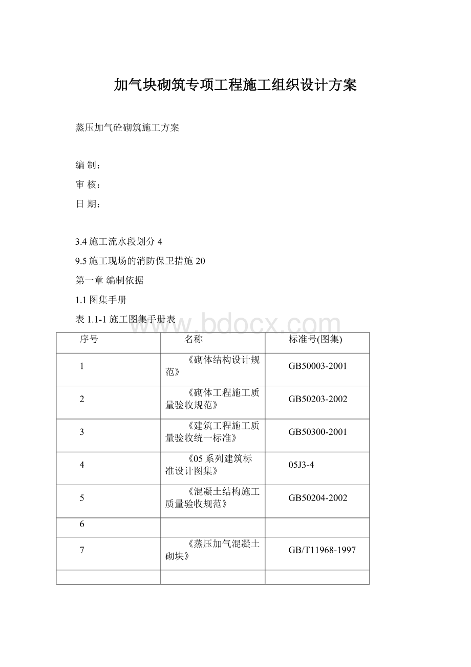 加气块砌筑专项工程施工组织设计方案.docx