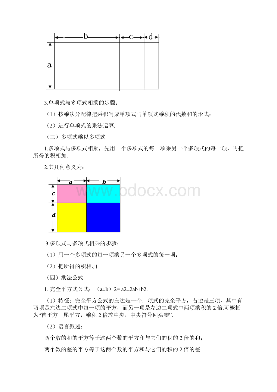 七年级数学下册 第九章从面积到乘法公式复习教案 苏科版文档格式.docx_第2页