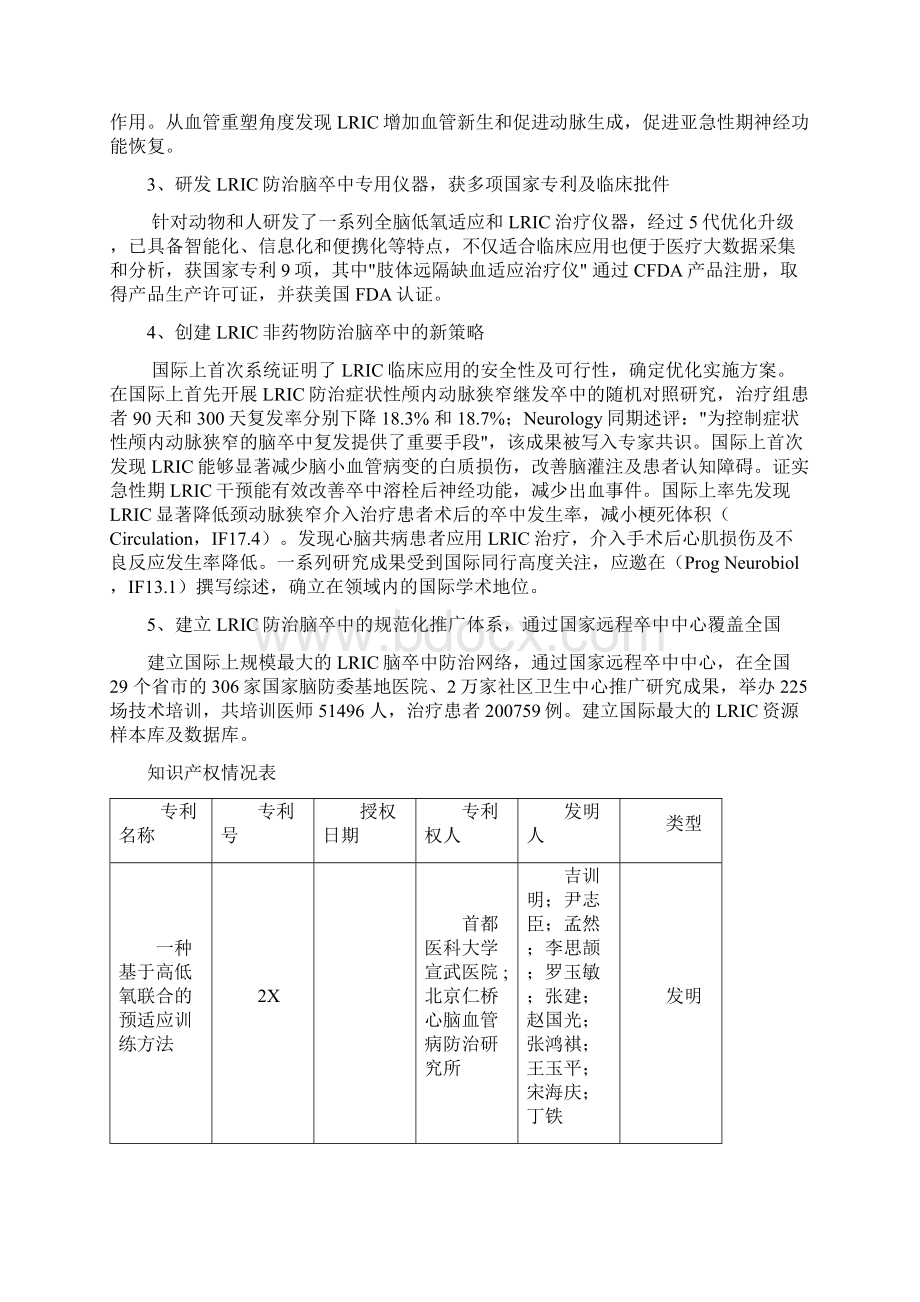 首都医科大学推荐申报年度高等学校科学研究优秀成果奖Word下载.docx_第2页