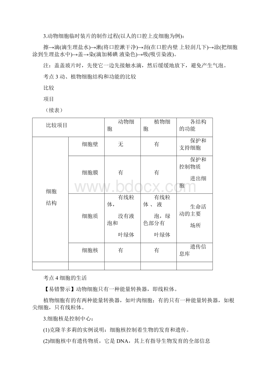 生物中考考点总结文档格式.docx_第3页