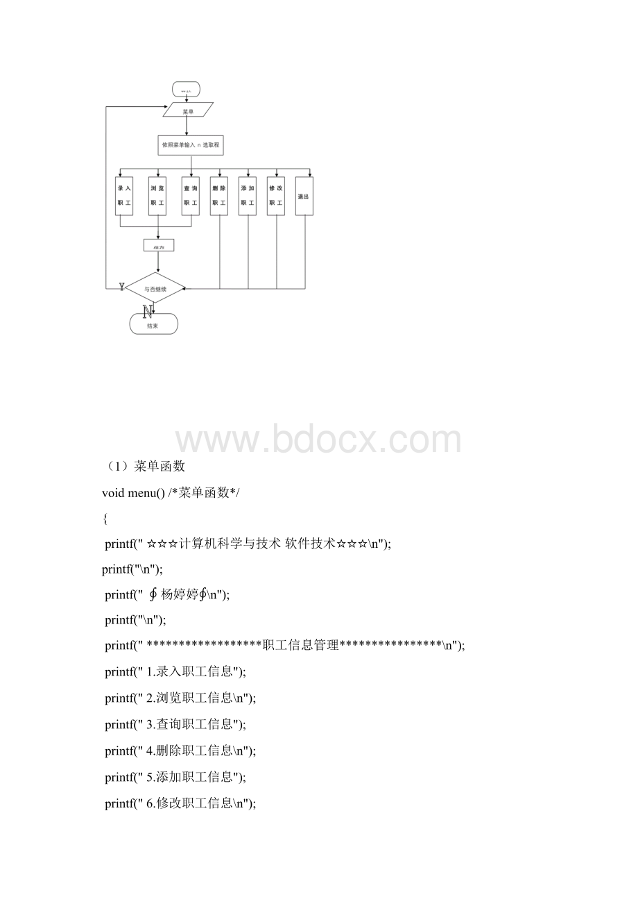 职工信息管理系统设计C语言样本.docx_第3页