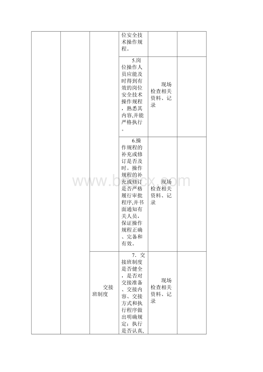 业防范机械伤害安全专项整治检查表Word文档下载推荐.docx_第3页