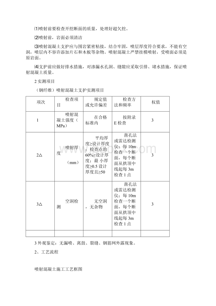 隧道工序施工的质量标准及工艺流程.docx_第3页