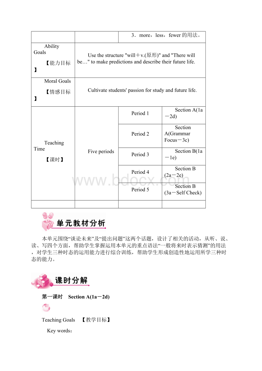 八年级上册英语Unit 7 教案Word文件下载.docx_第2页