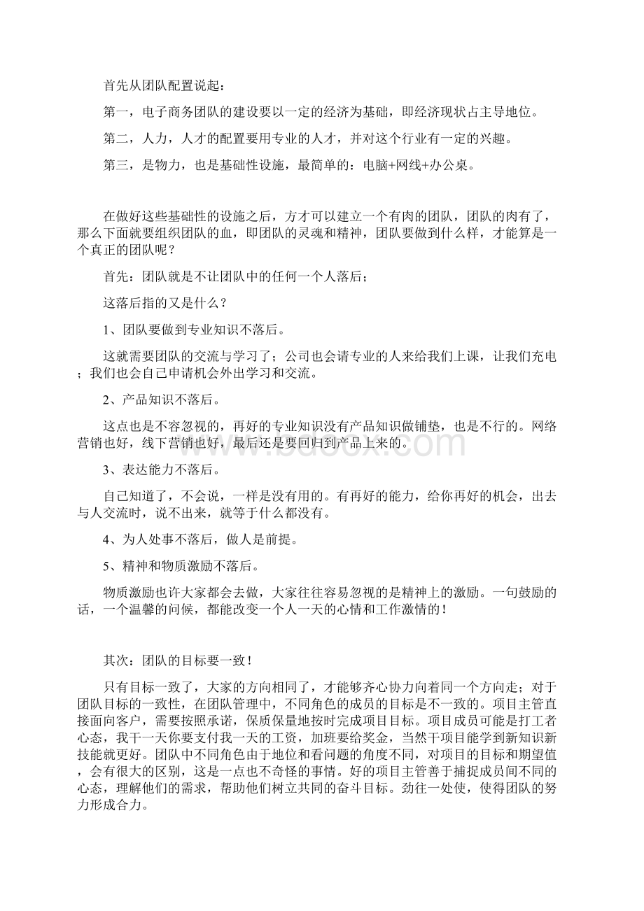 外贸型工厂电子商务团队建设方案Word下载.docx_第2页