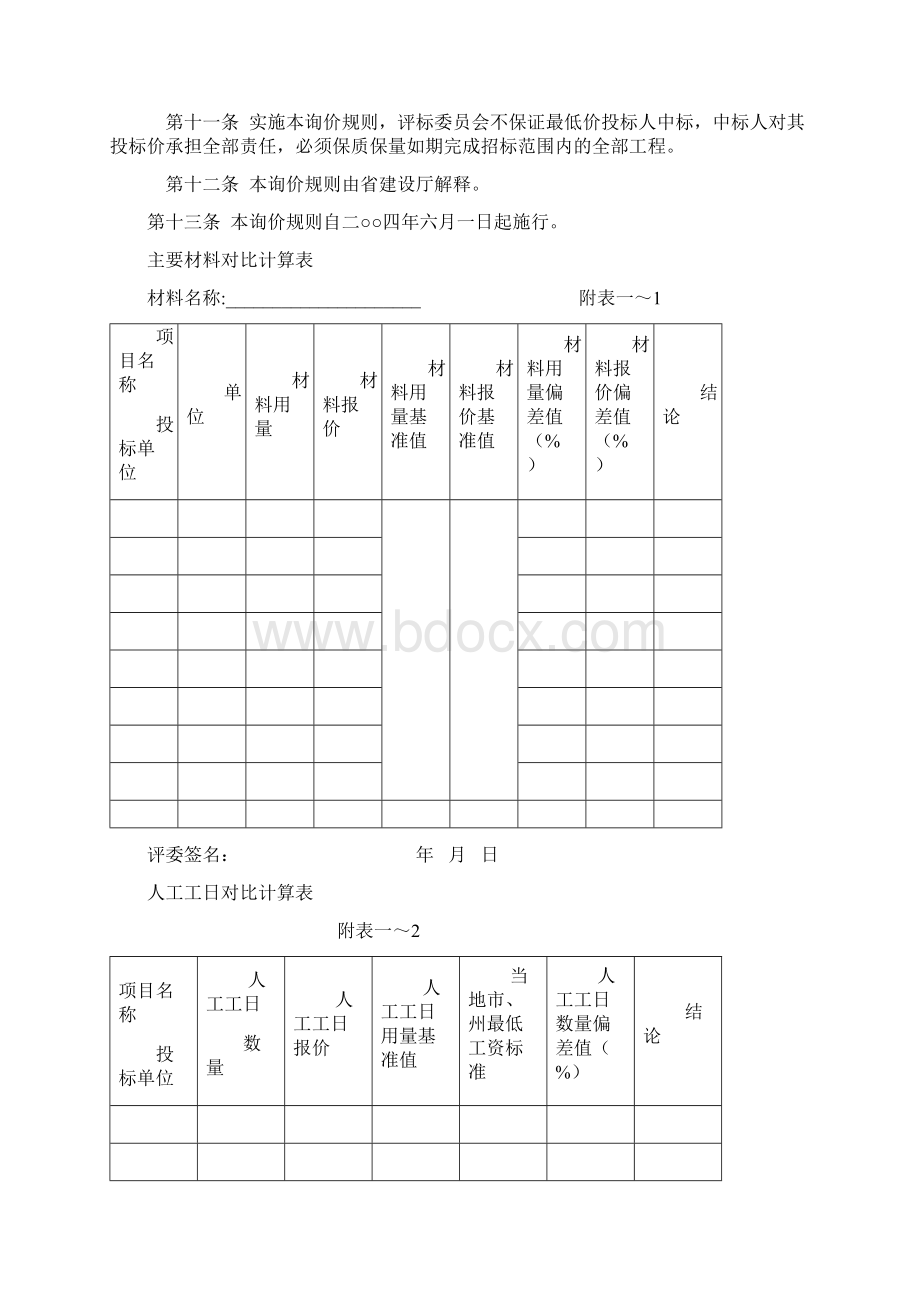 湖南省房屋建筑和市政基础设施工程经评审的最低投标价法询价规则.docx_第3页