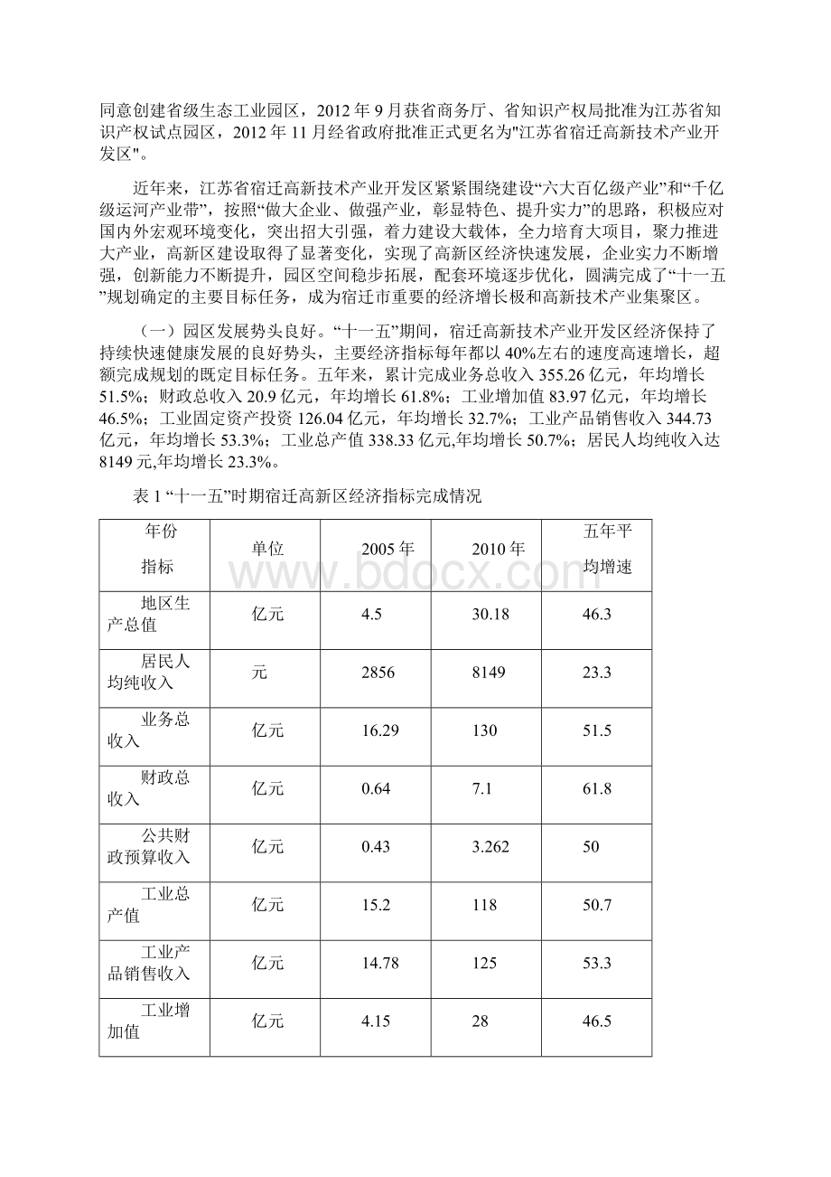 发展战略江苏省宿迁高新技术产业开发区总体发展规划.docx_第2页