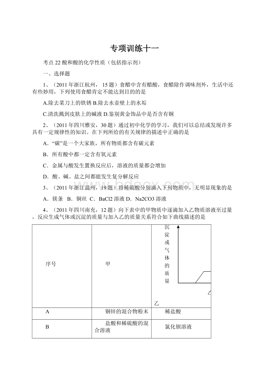 专项训练十一.docx_第1页