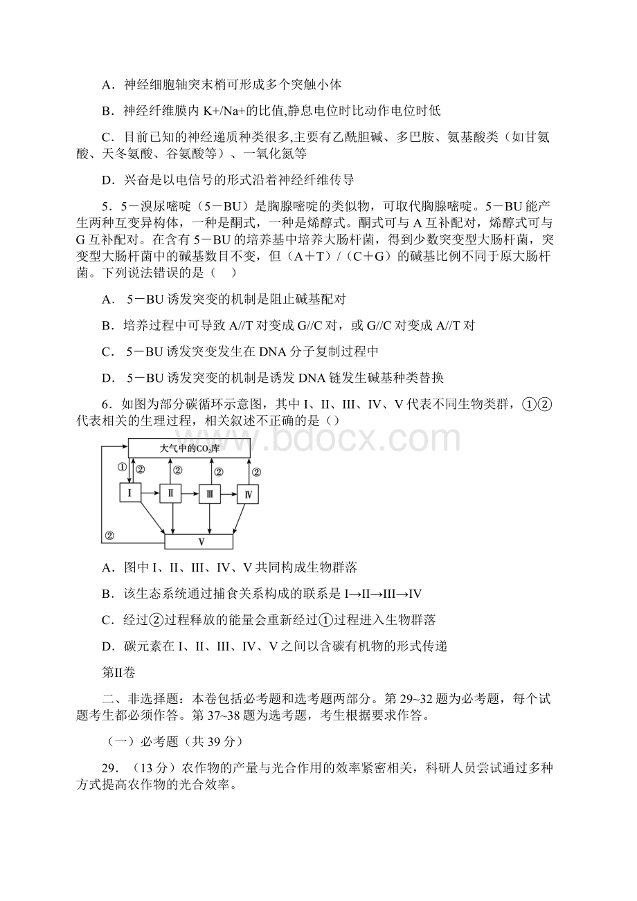 高考生物模拟练习卷三.docx_第2页