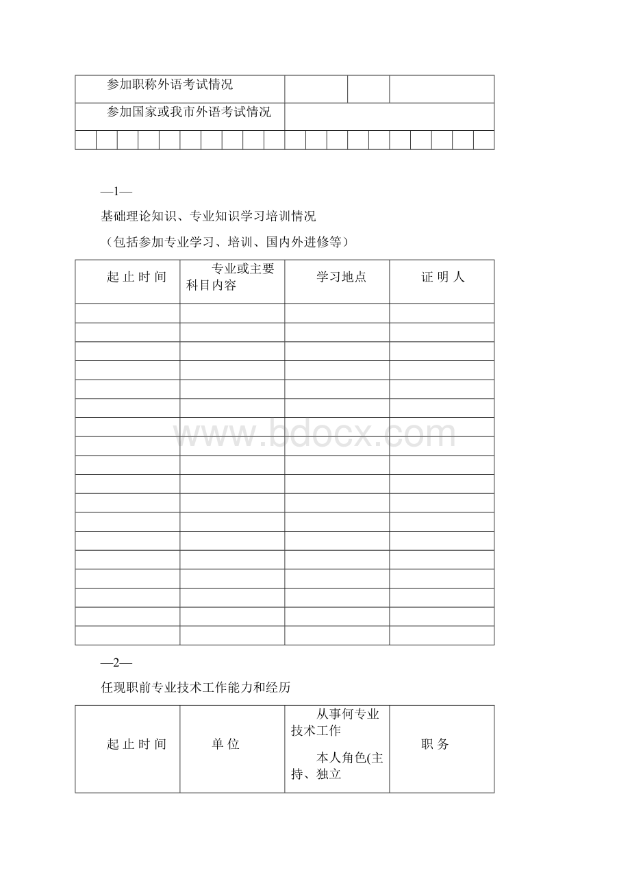 《天津专业技术资格评审表》Word格式文档下载.docx_第3页