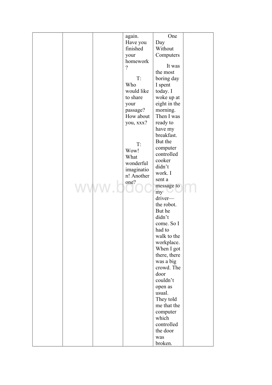 仁爱英语九年级上册教学设计第四单元第三话题第四课时Word文档下载推荐.docx_第3页