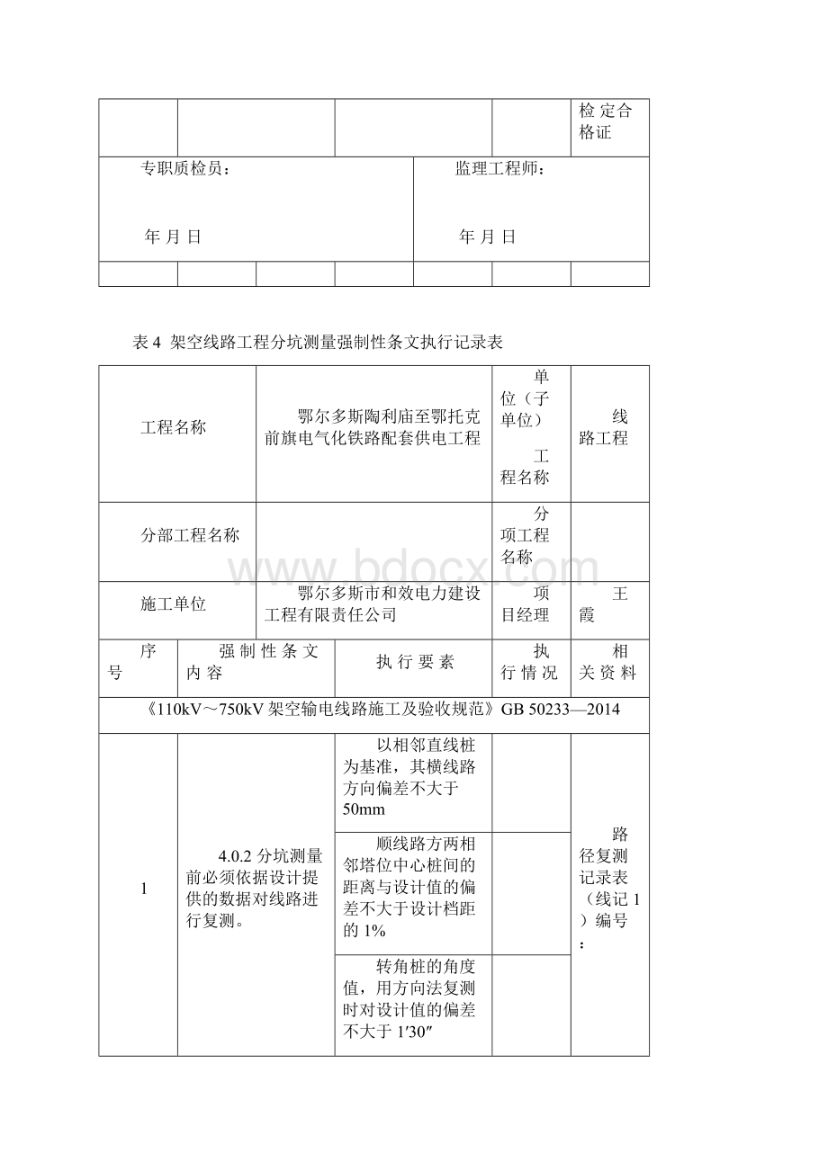 精品输电线路工程版最新强制性条文记录质量文档格式.docx_第3页