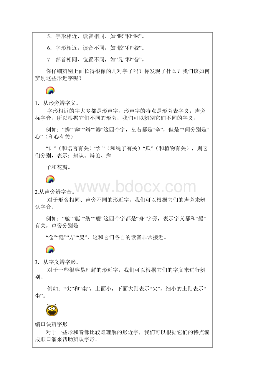 区别形近字与同音字.docx_第2页