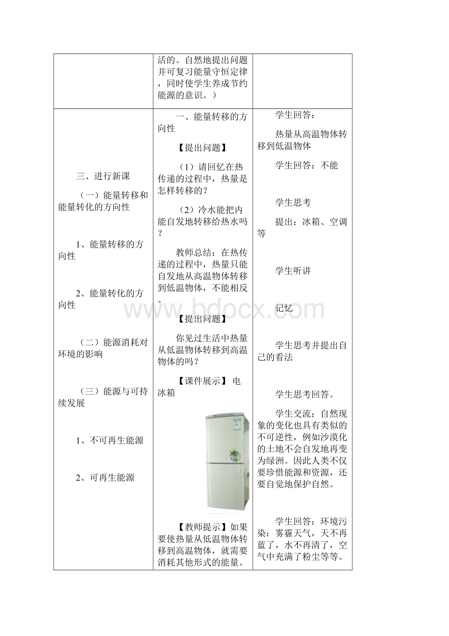 人教版物理九年级下册教学设计一第4节 能源的可持续发展.docx_第3页