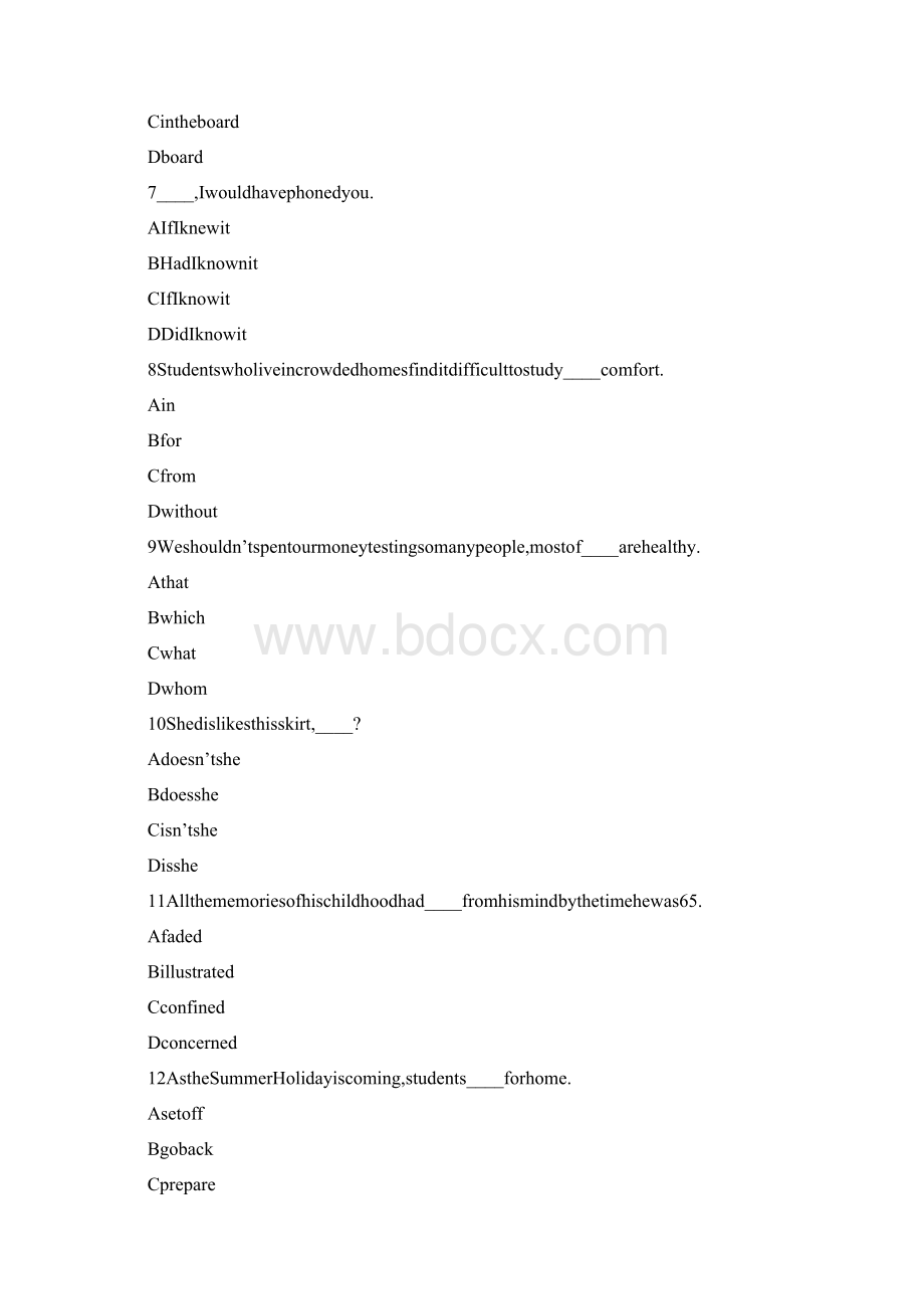 北语网院17春《综合英语》IV作业1234.docx_第2页