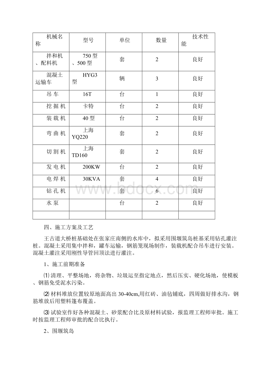 王古道大桥基础开工报告.docx_第2页