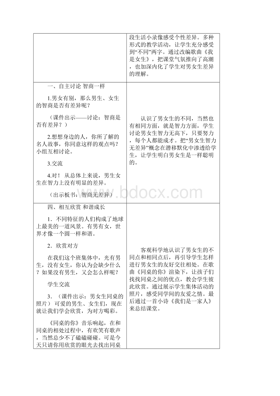 《男生女生不一样》教案docWord格式.docx_第3页