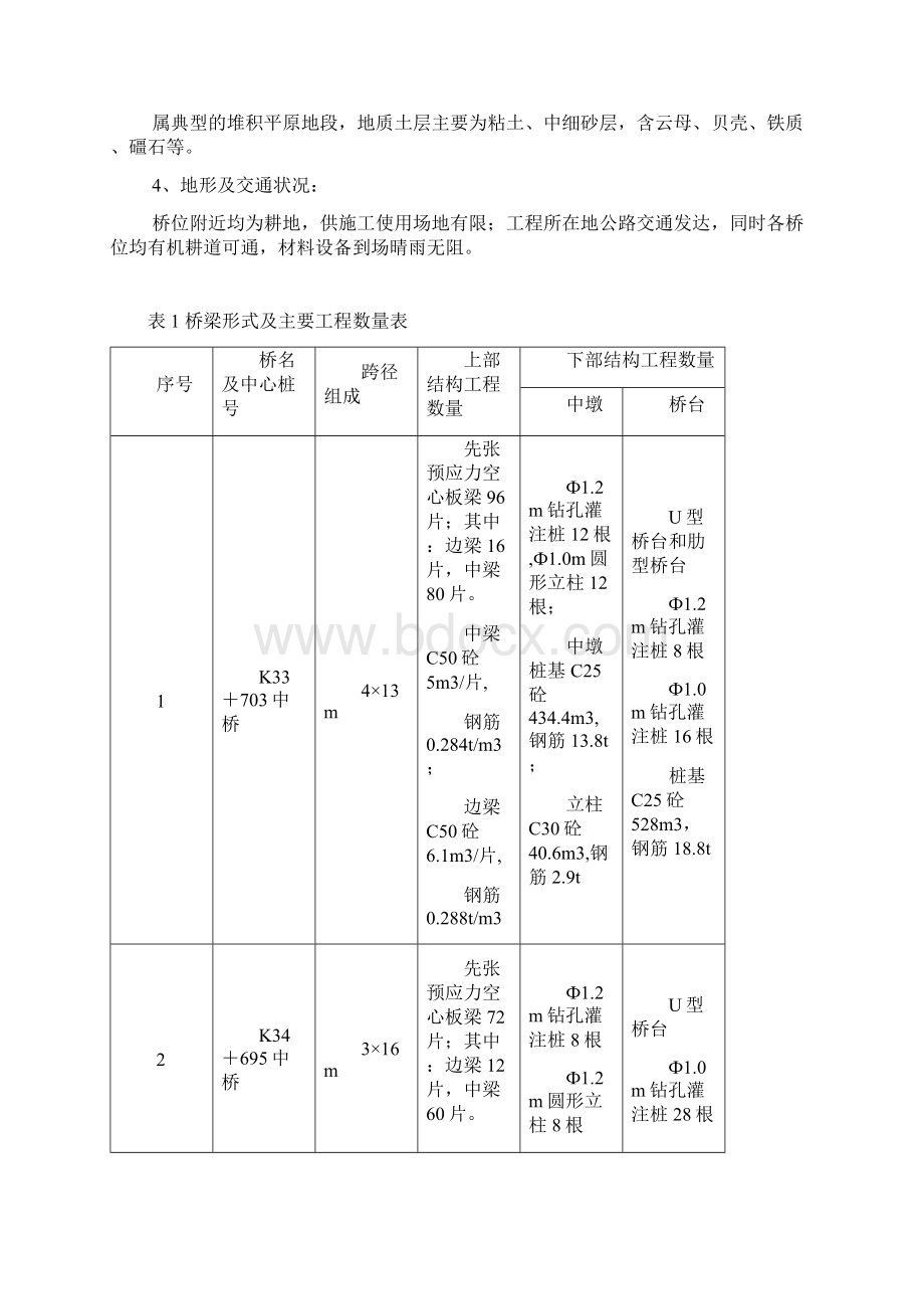 三座中桥施工组织设计Word文档下载推荐.docx_第3页