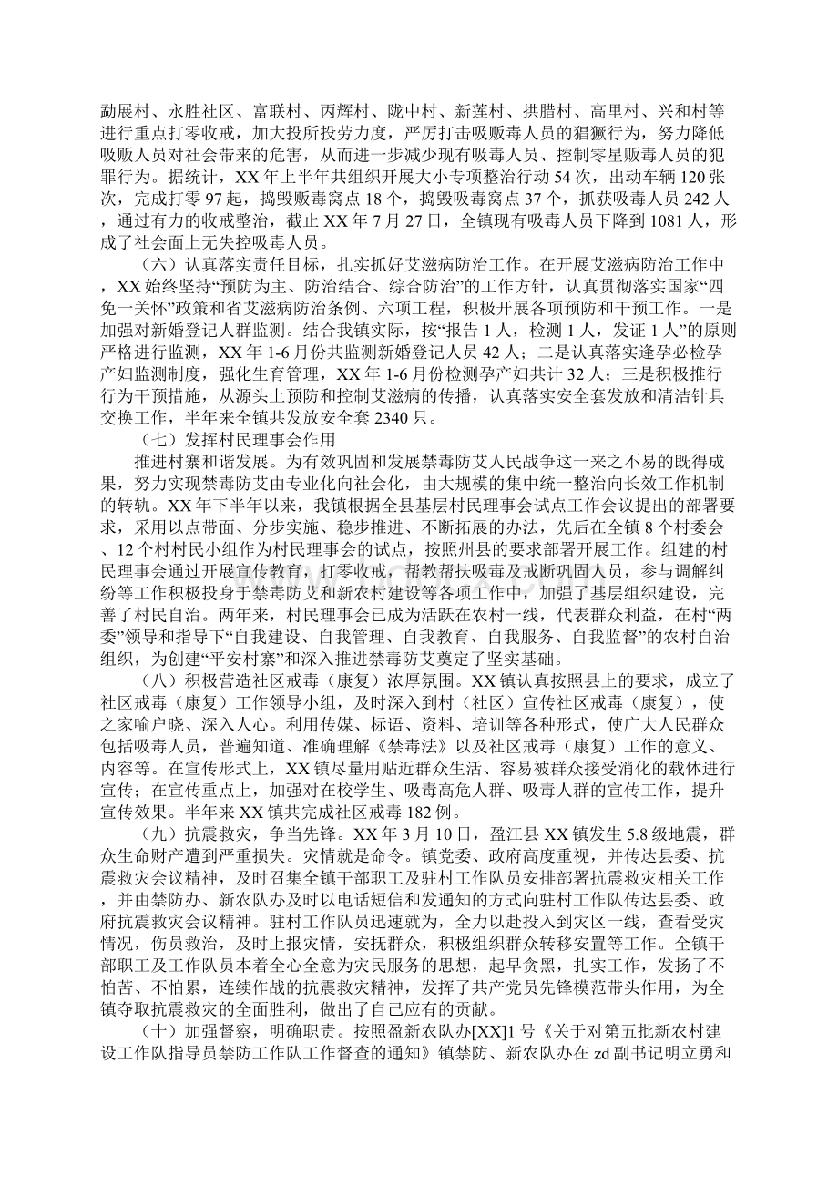 乡镇禁防工作汇报发言稿.docx_第3页