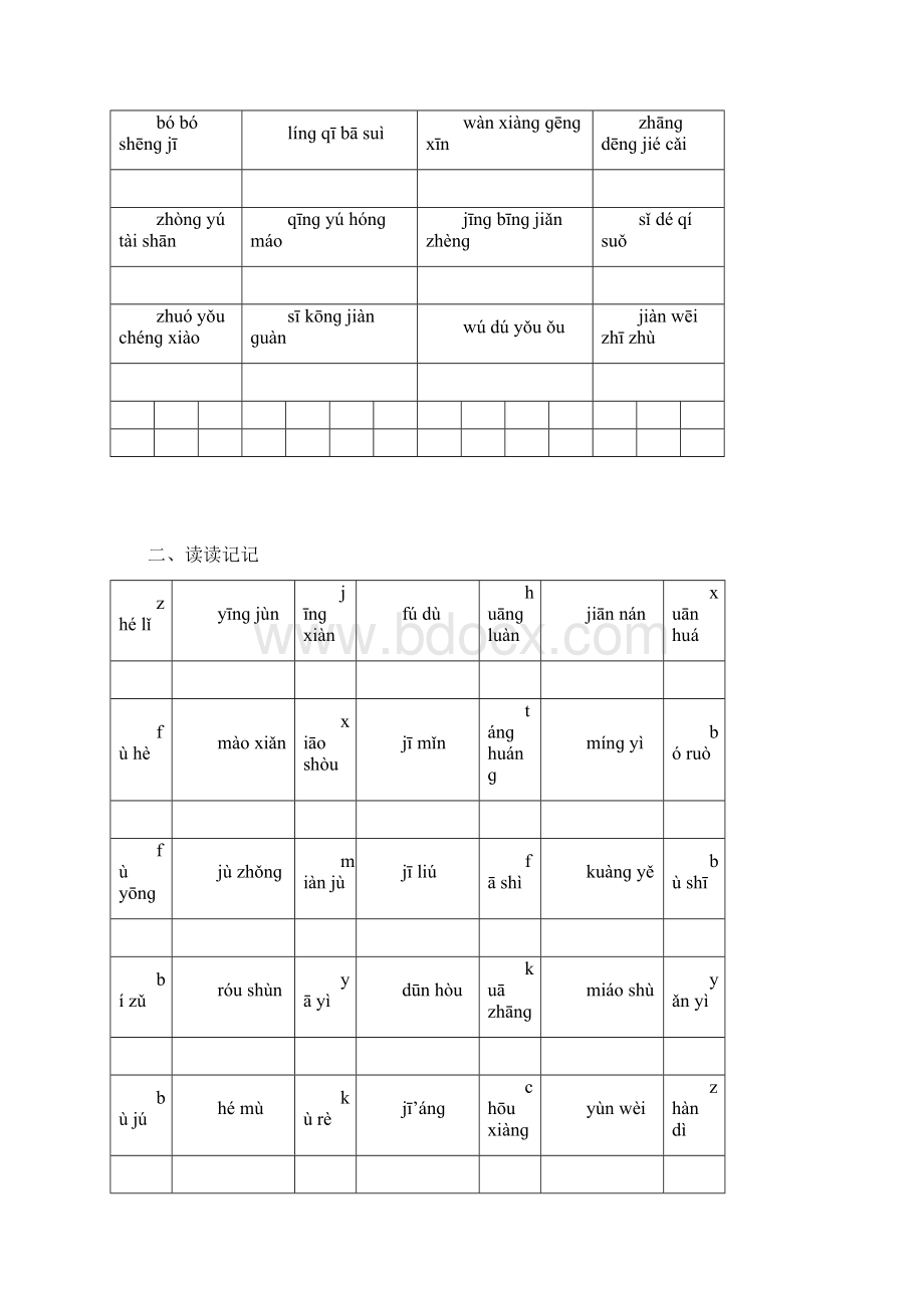 人教版语文六年级下册总复习资料.docx_第3页