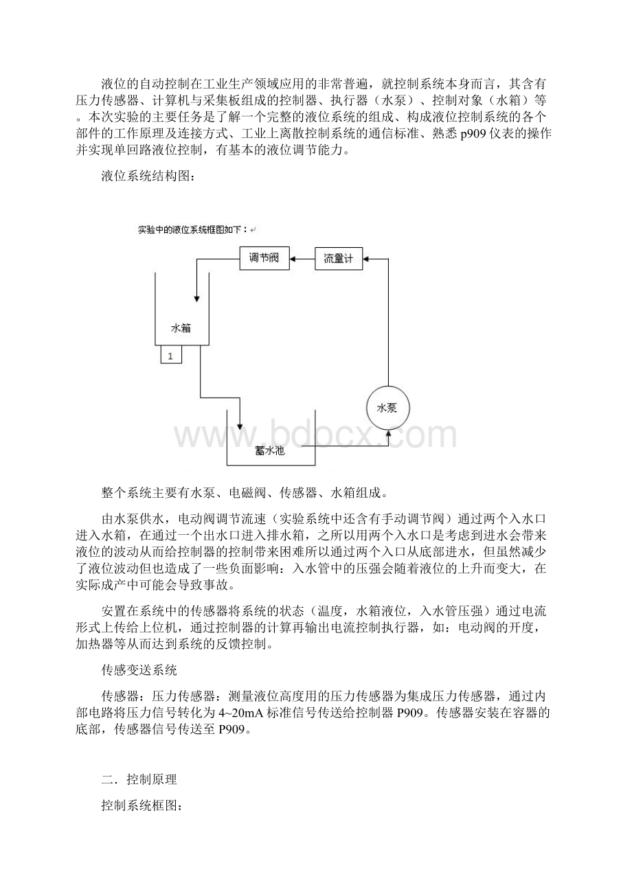 PID液位控制系统单回路反馈.docx_第2页