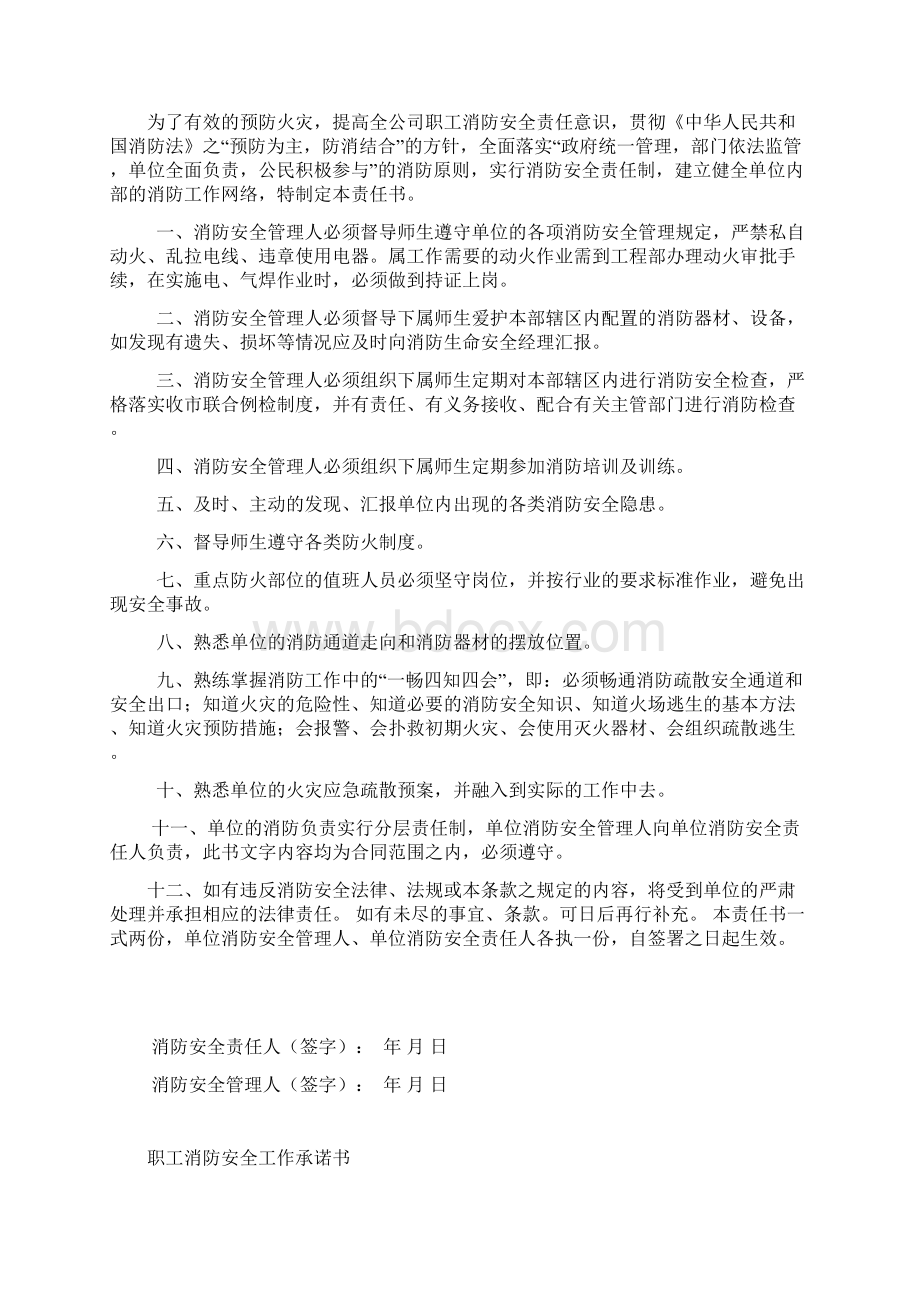 消防安全工作台账 消防台账记录.docx_第3页